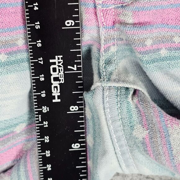 American Eagle Womens Cut Off Shorts Size 8 Denim Aztec Jean Stretch Waist 32 - Picture 4 of 9